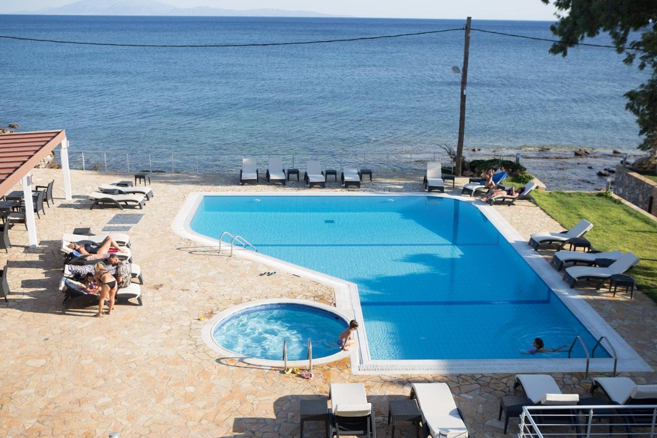 Blue Waves Luxury Suites By The Sea Plomari Bekvämligheter bild
